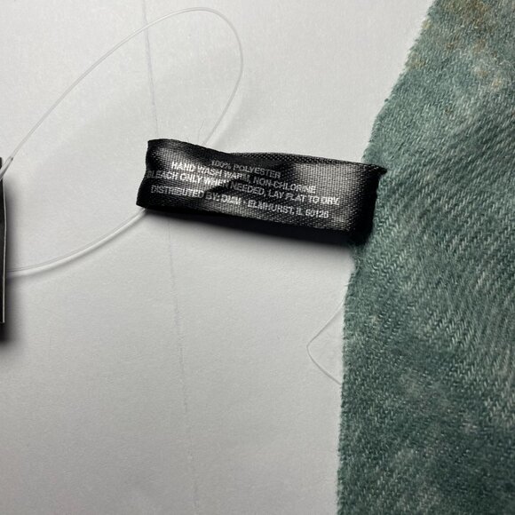 Jack & Missy Green and Gold Multicolor Chakra Scarf/Wrap with fringe - Picture 10 of 11